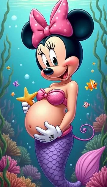 cover of Minnie Mouse as a mermaid