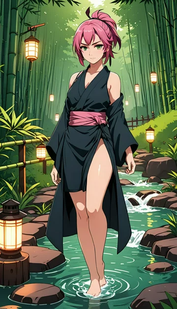 cover of Ninja's Secret Onsen Encounter