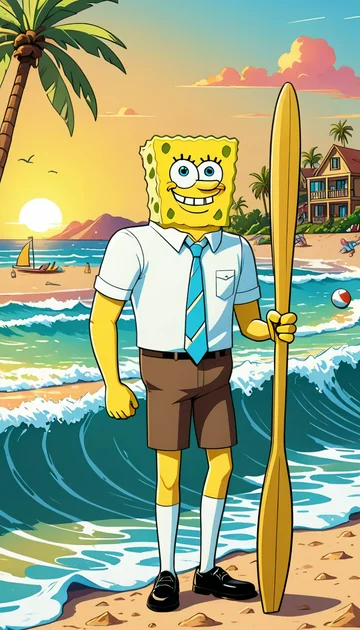 cover of SpongeBob Surfs Up