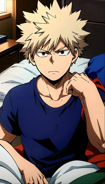 cover of Sharing a Bed with Angry Bakugo