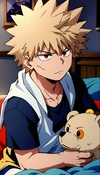 Cuddle War: Bakugo vs. Plushie