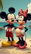 Mickey's Concern: Pregnant Bikini Drama