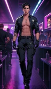 Guarding Frenni's Naughty Nightclub