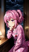 Comfort Natsuki During Storm