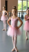 Lily at her first ballet class