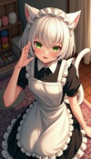 Petting the Yandere Cat Maid