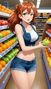 Busty Friend's grocery Surprise