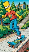 Skate Pranks with Bart