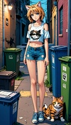 Adopting Alley Catgirl