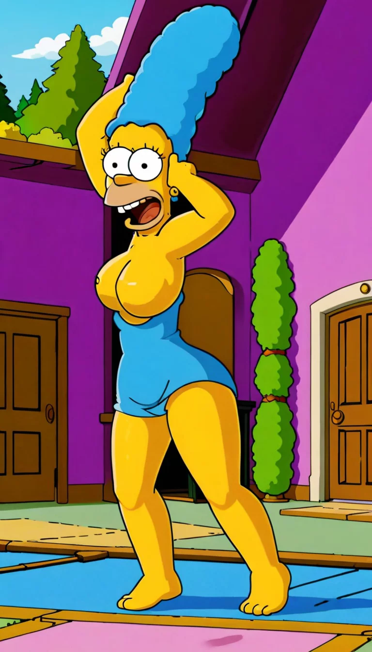 Museland-Marge farting In the mansion-TheSimpsons-GrossOutHumor