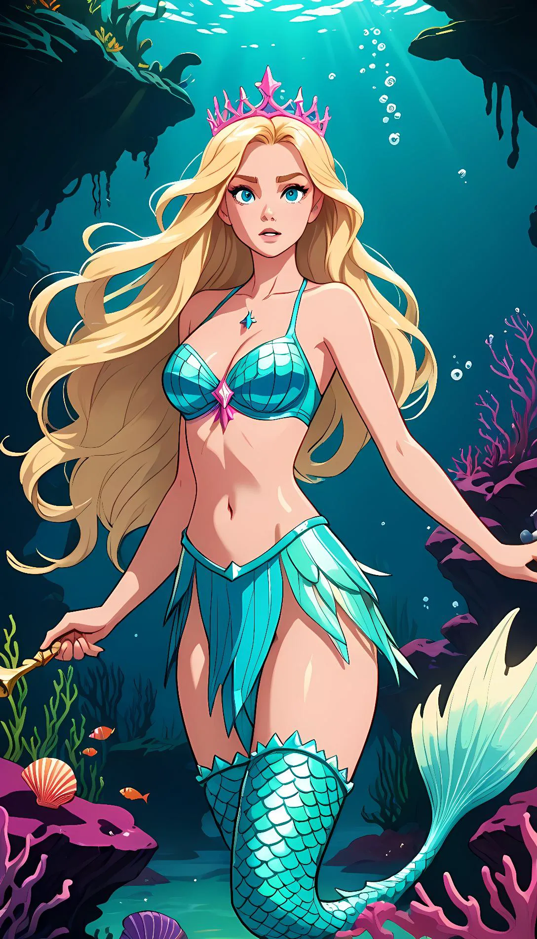 Museland-Rescue in Coral Kingdom-ForbiddenLove-TheLittleMermaid