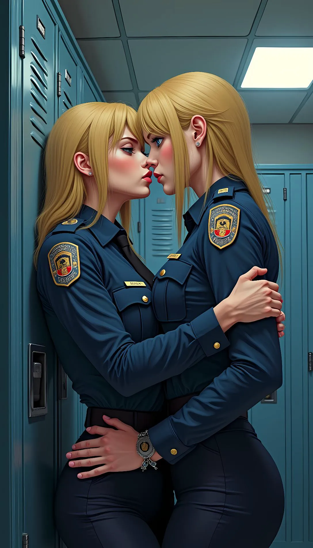 Museland-Entangled in the Locker Room-SchoolPoliceLockerRoom