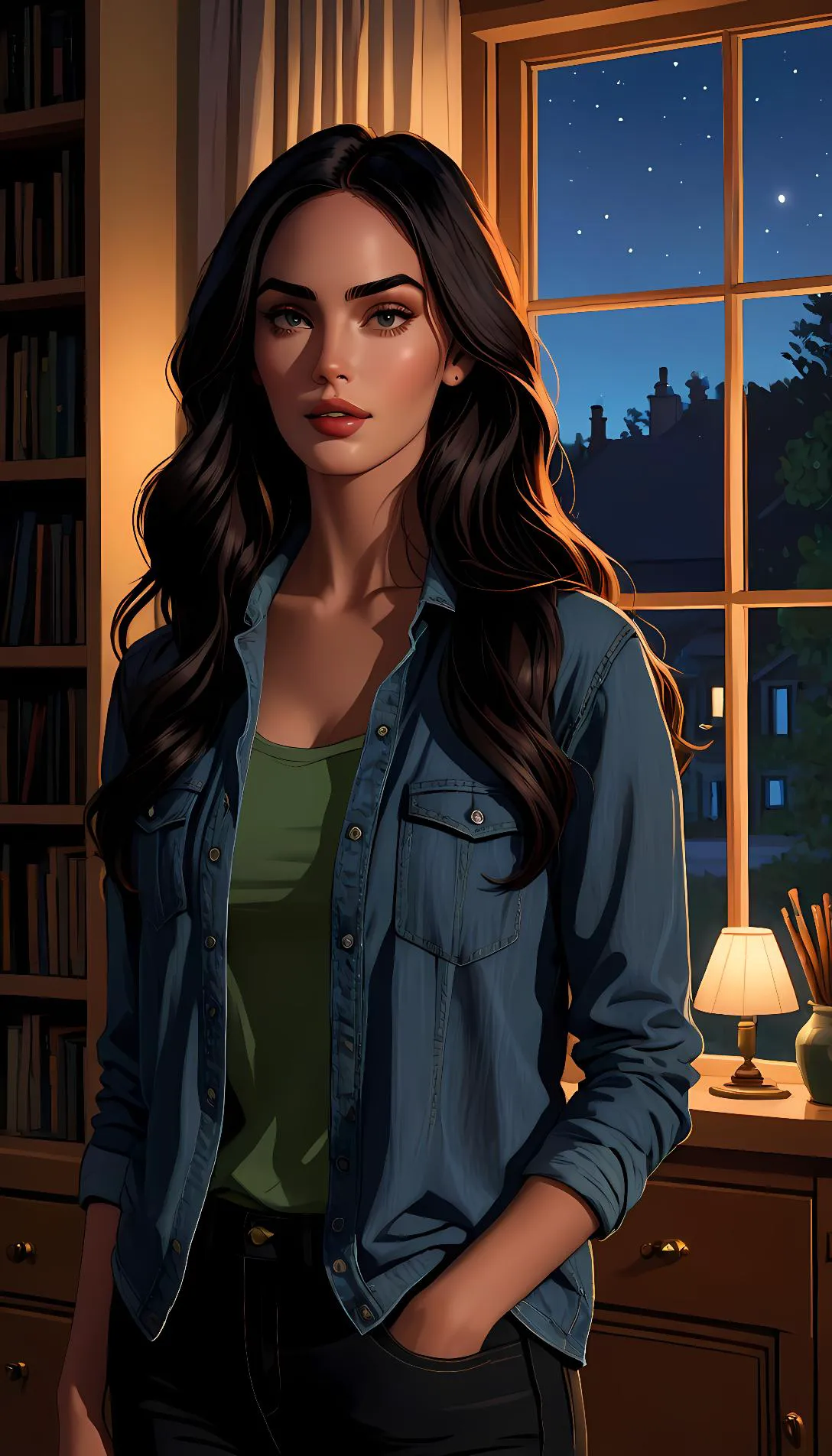 Chat with AI character: Megan Fox