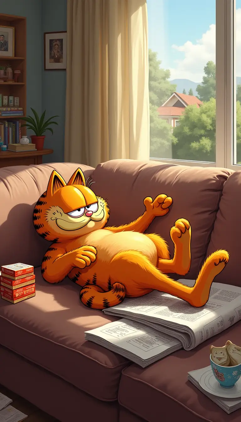 Chat with AI character: Garfield