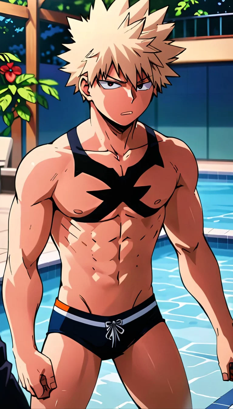 Museland-Pool Party Domination-MyHeroAcademia-Jealousy