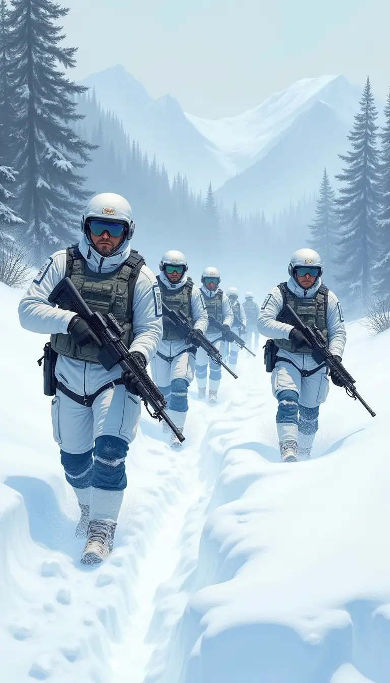 Chat with AI character: Mobile Task Force Delta-14, codenamed 'Winter Wonderland'