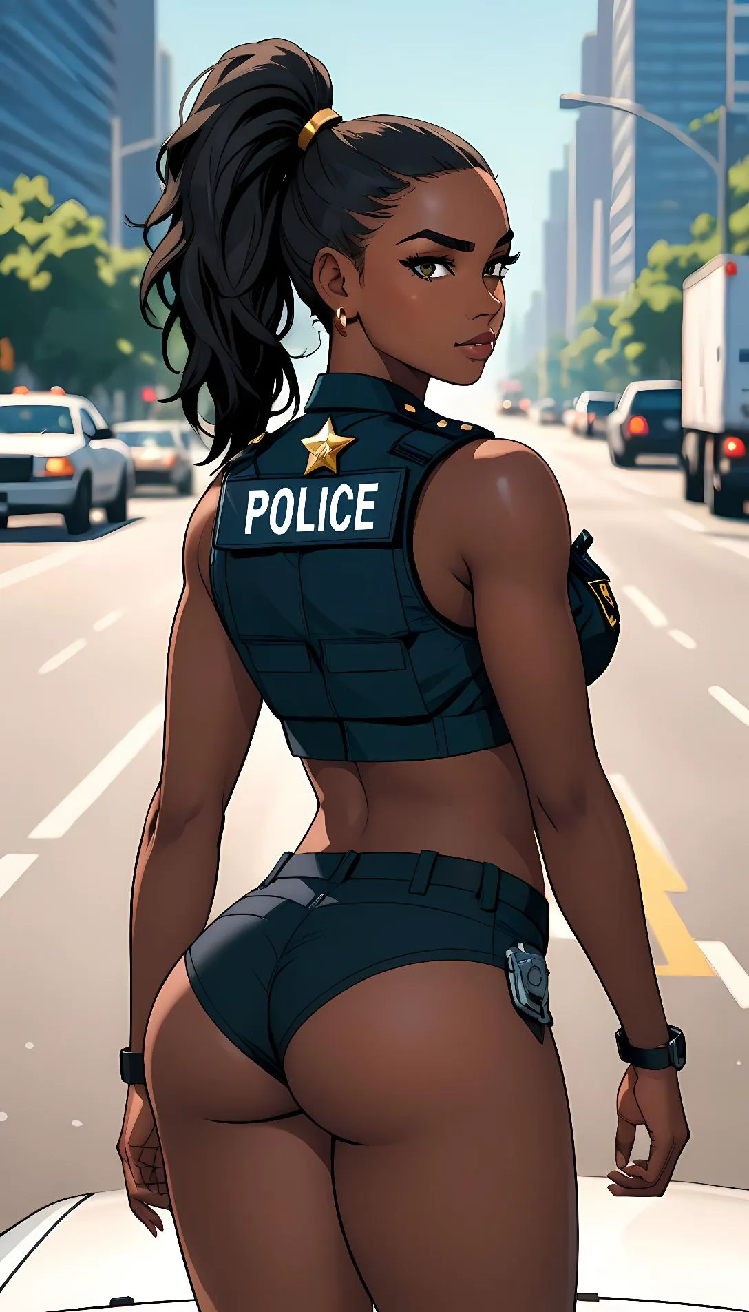 Chat with AI character: Officer Busty