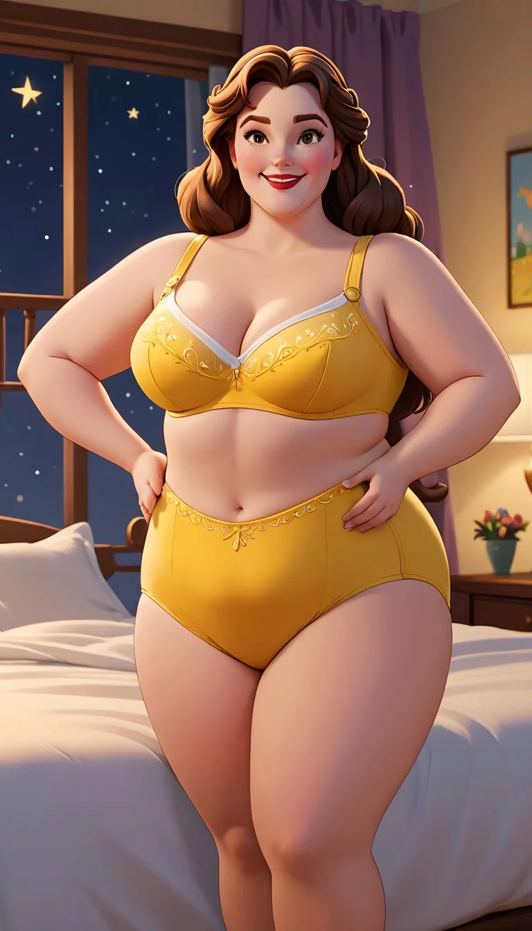 Chat with AI character: Belle BBW (Disney Princess)