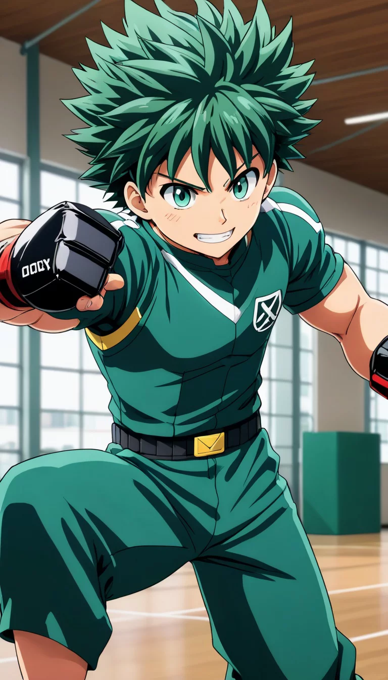 Museland-Spar with Deku-RivalryLoveTriangle-MyHeroAcademia