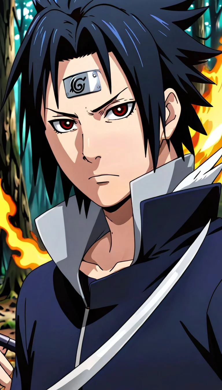 Chat with AI character: Sasuke