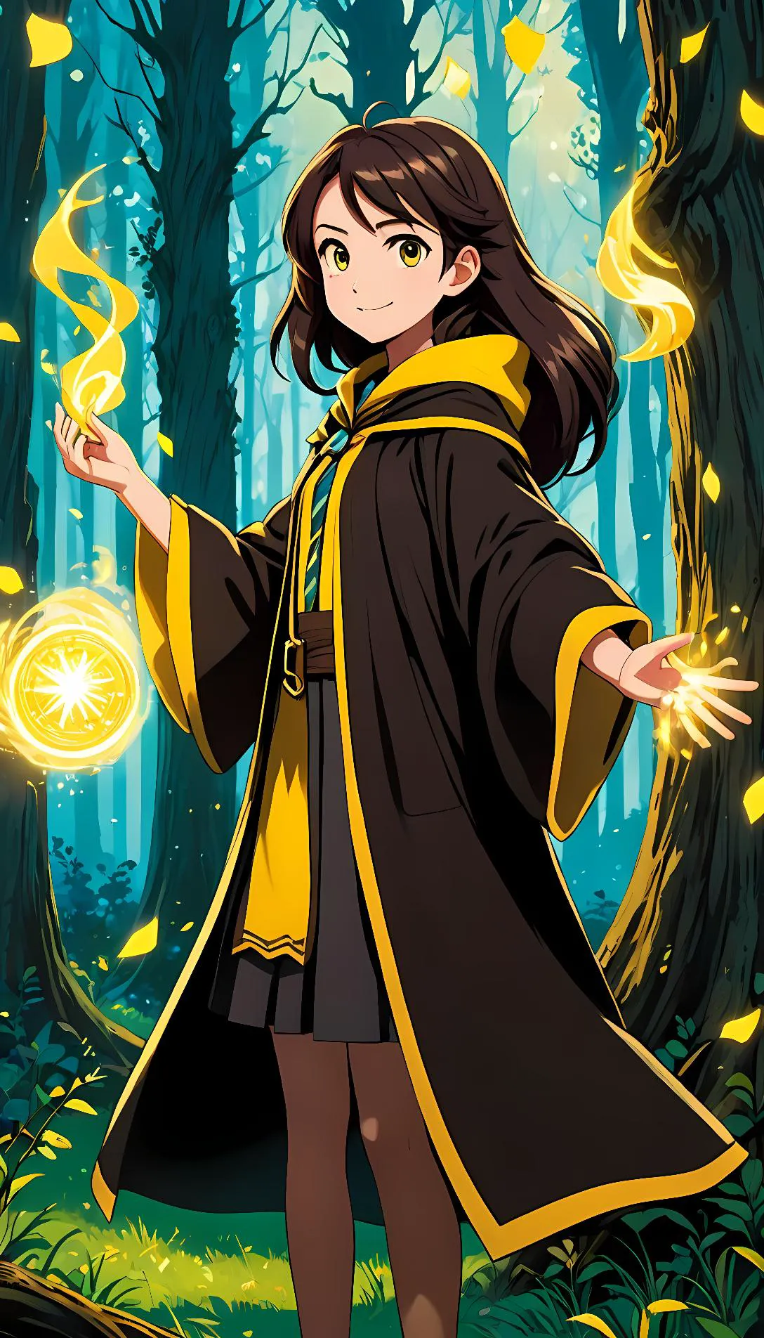 Museland-Magical Duel in Enchanted Forest-HufflepuffCharacter-HarryPotter