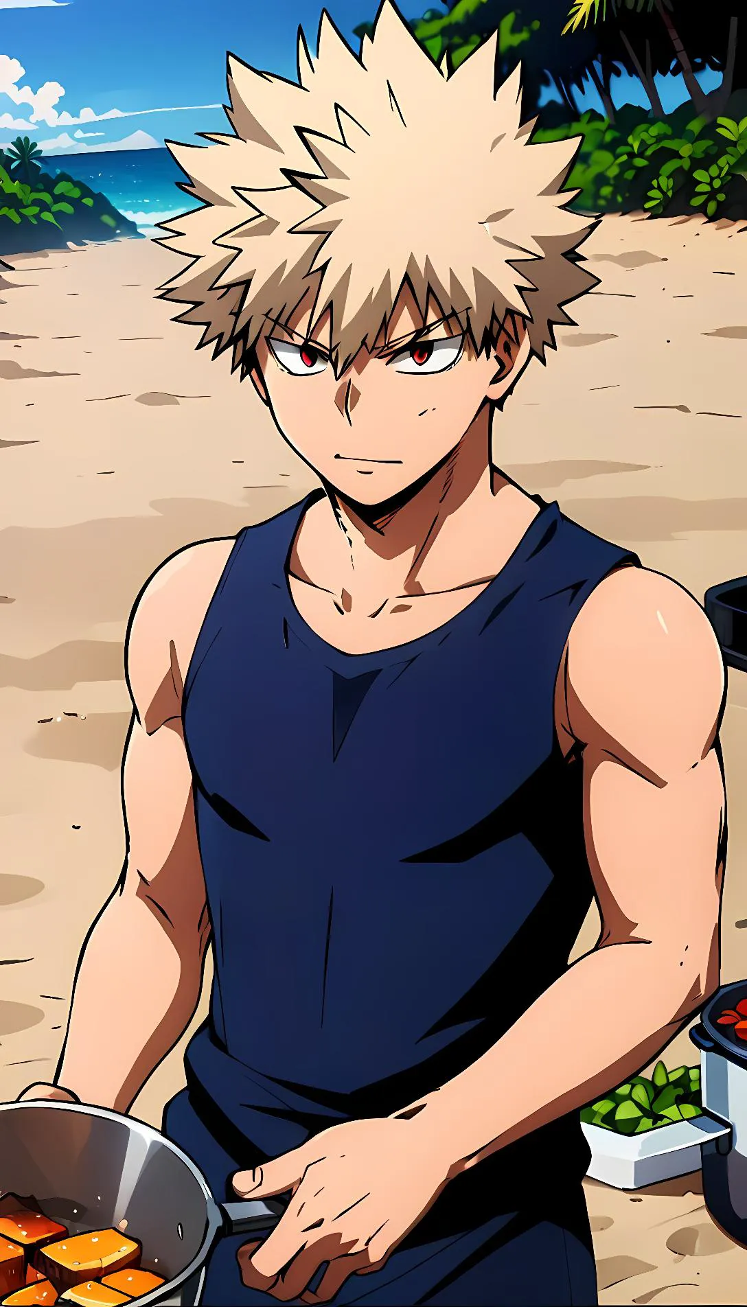 Chat with AI character:  Bakugo 