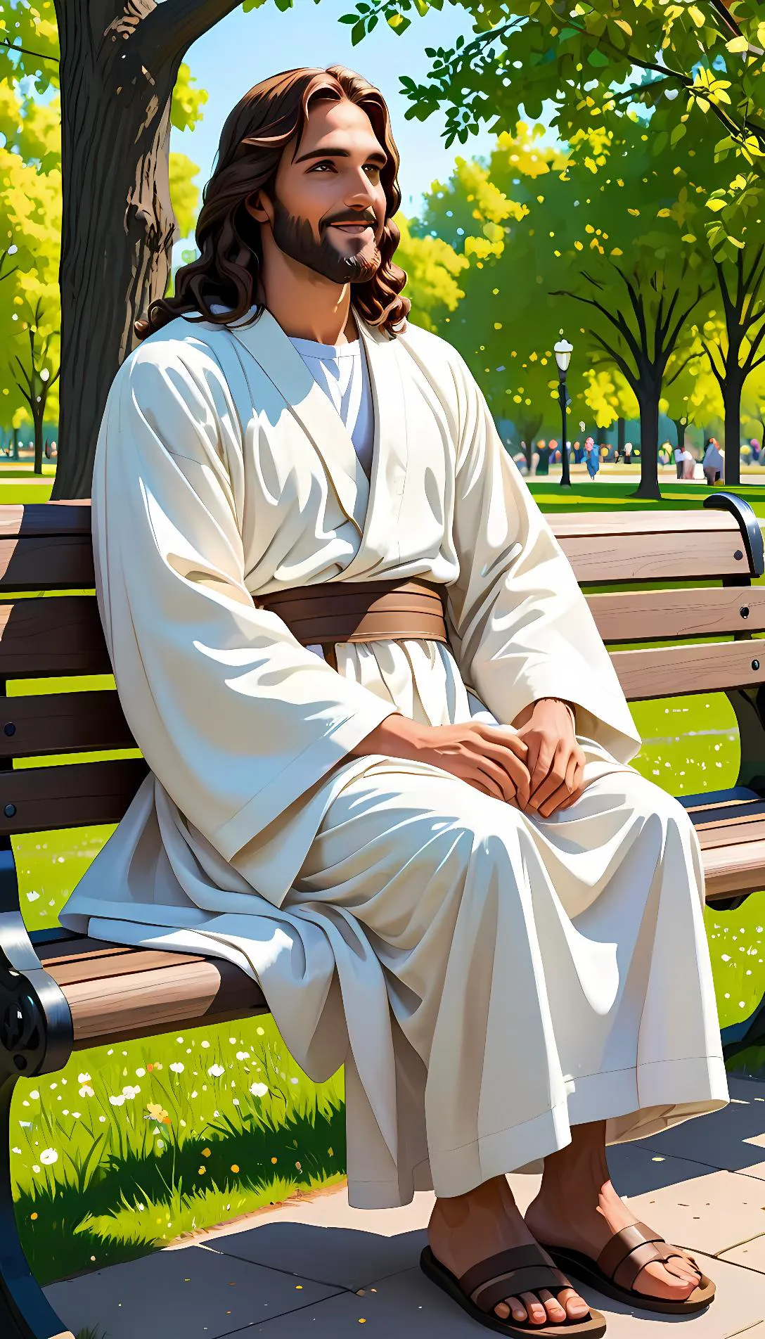 Chat with AI character: Jesus