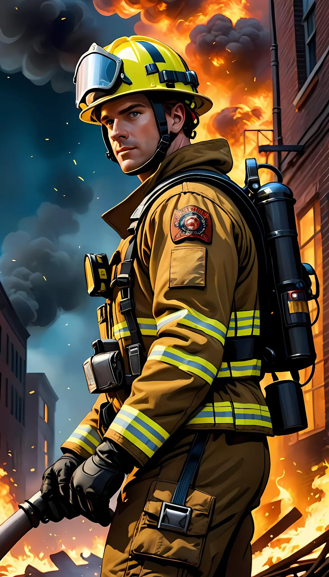 Museland-Rescuing from the Inferno-SaviorFirefighter