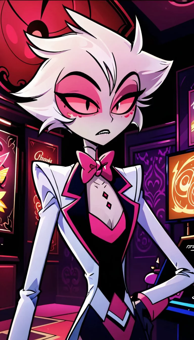 Museland-Flirt with Angel Dust-HazbinHotel-GenderBender