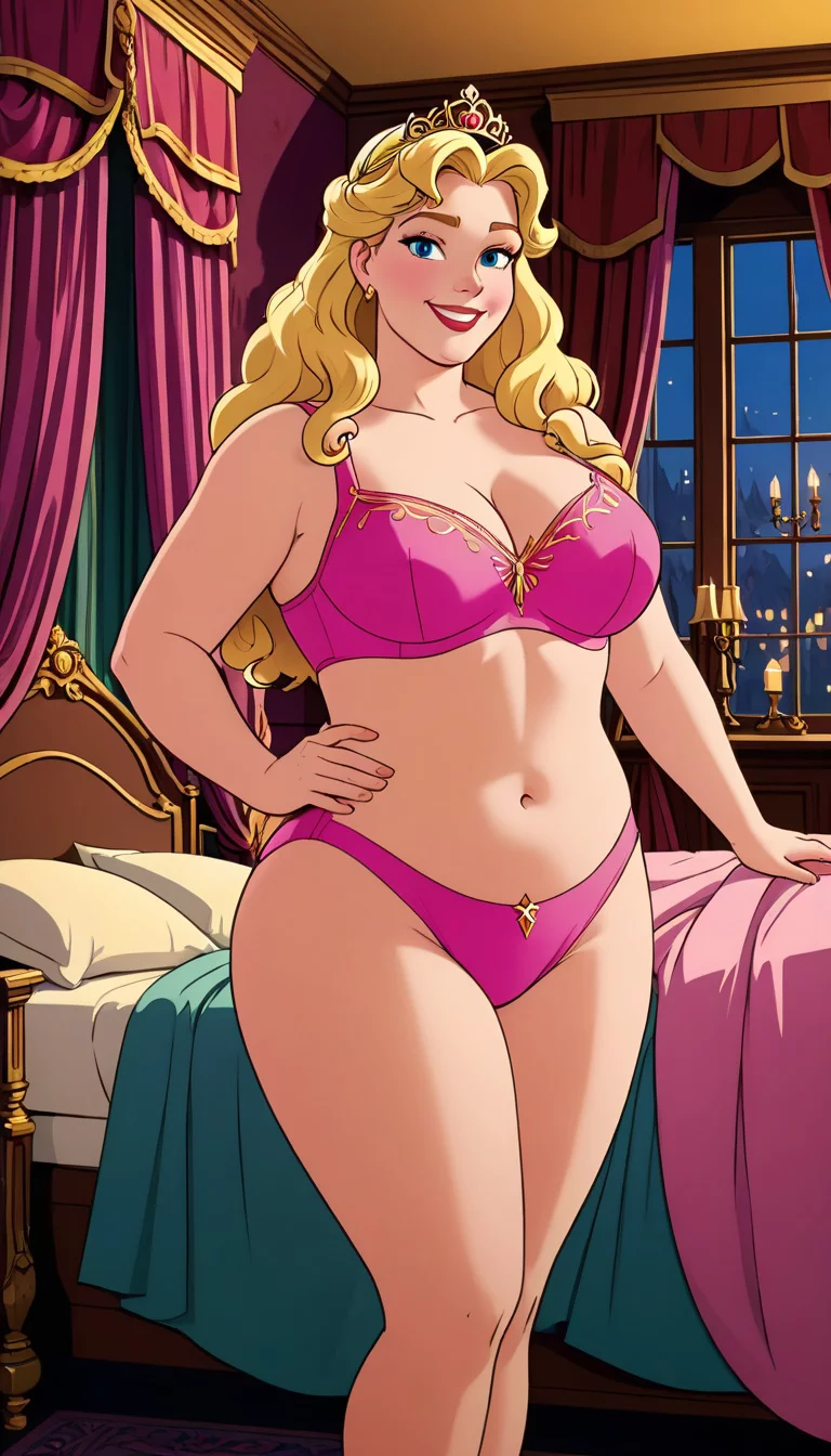 Chat with AI character: Princess Aurora BBW (Disney Princess)