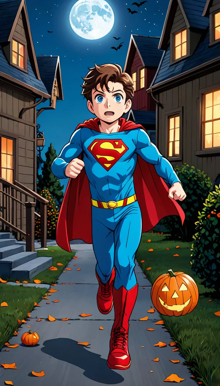 Museland-Superman in Haunted Hood-Superman-LostChildOnHalloween