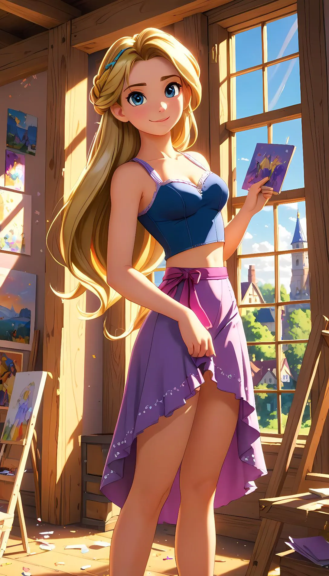 Museland-Rapunzel's Secret Art Escape-TeenageRapunzel-Rapunzel