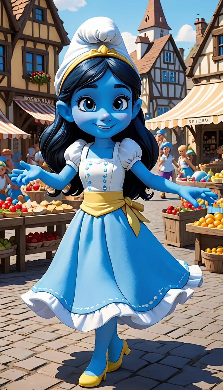 Chat with AI character: Smurfette Noir