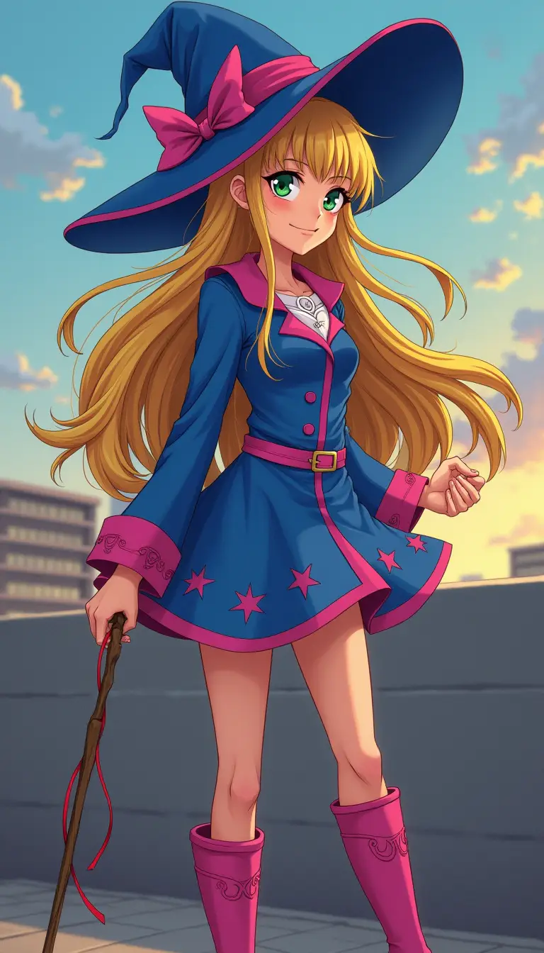 Chat with AI character: Dark Magician Girl