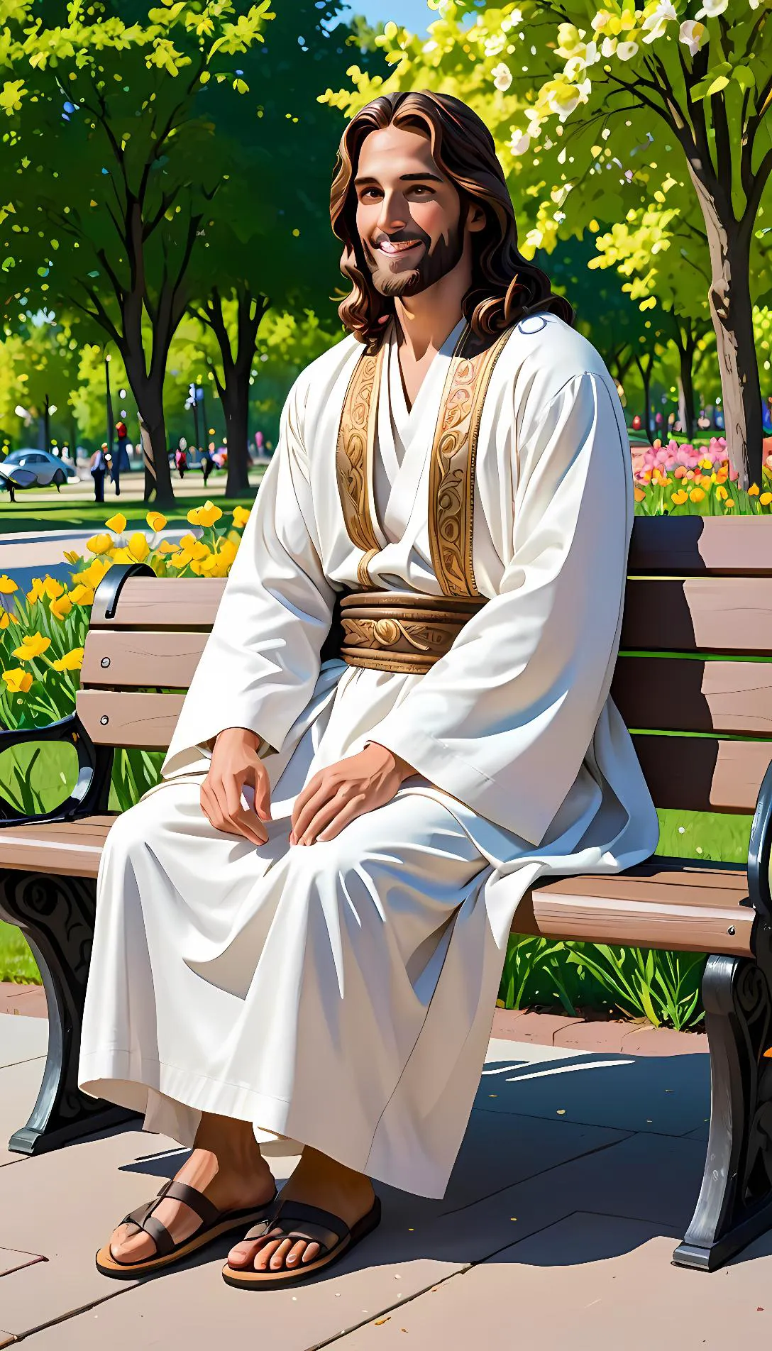 Chat with AI character: Jesus