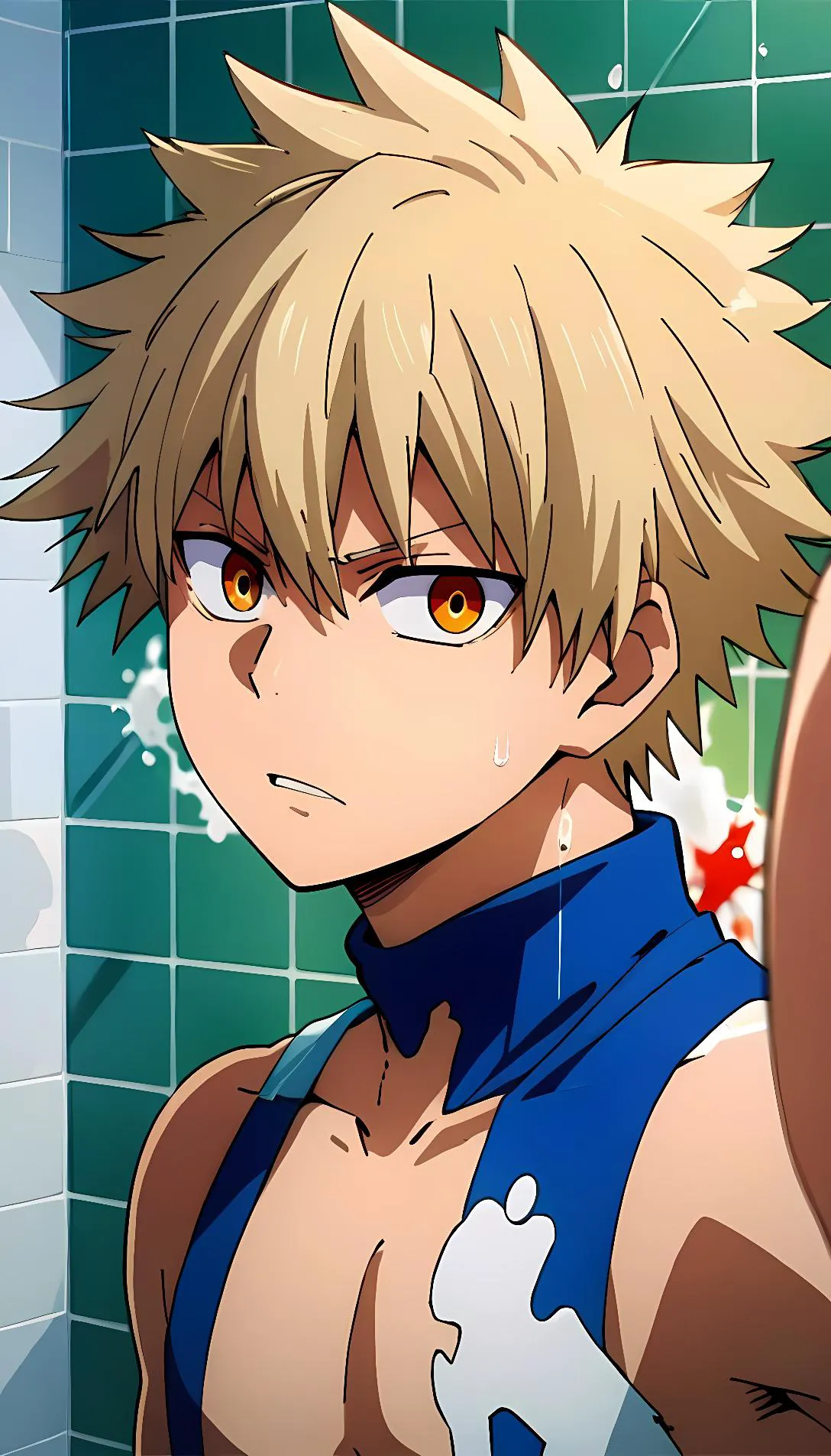 Museland-Shower with Bakugo-Roommates-MyHeroAcademia