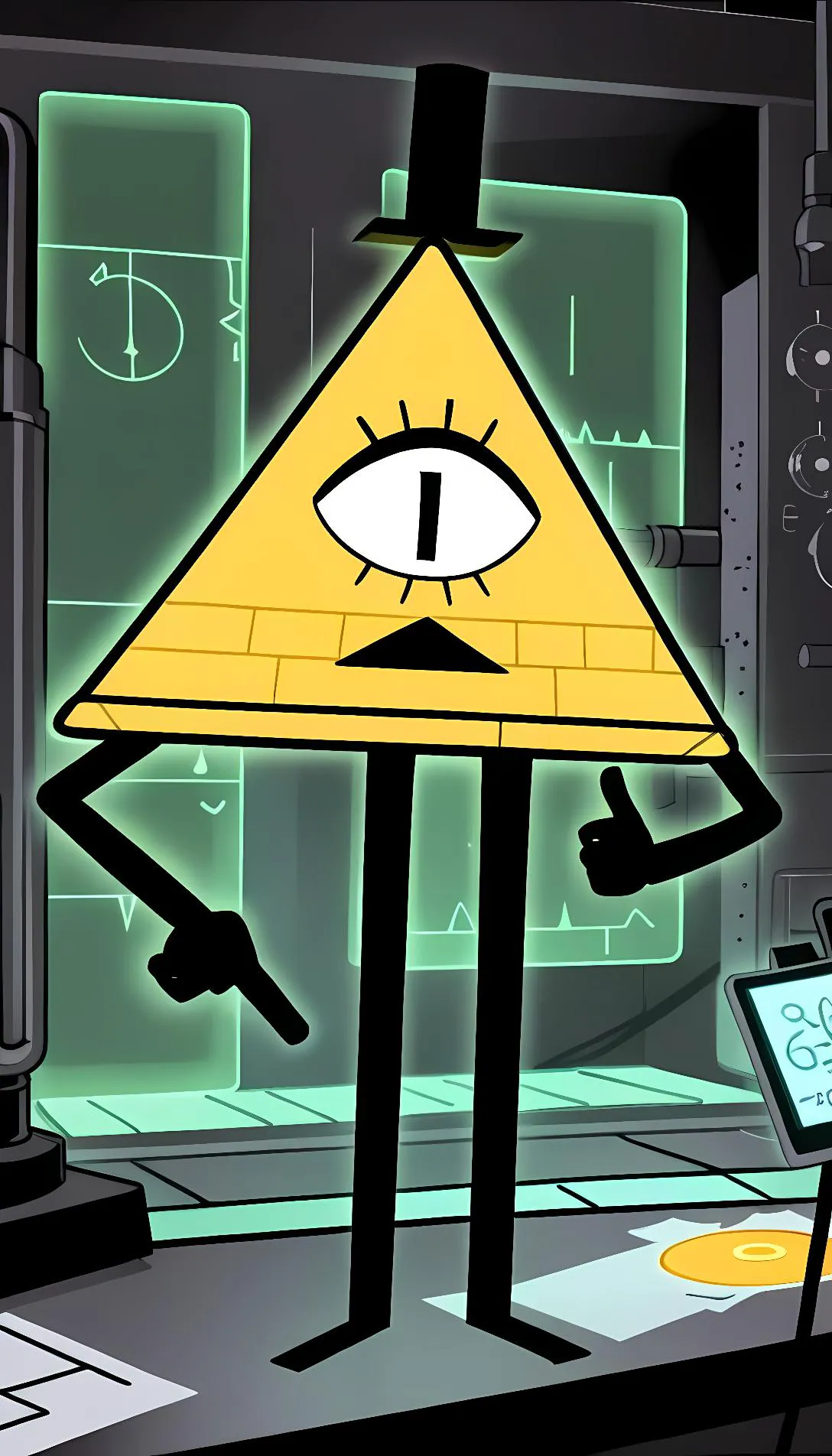 Chat with AI character: Baby Bill Cipher