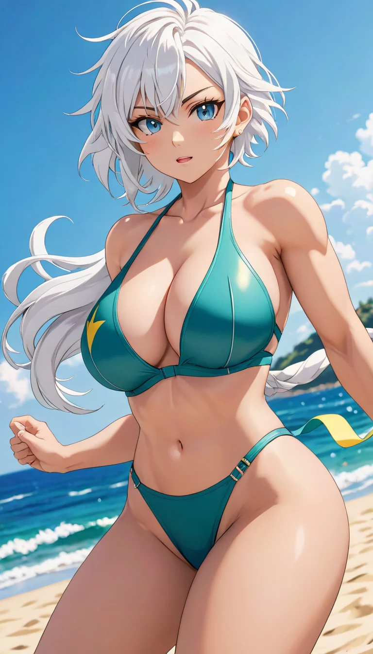 Museland-Beach Wrestling Domination-HotAnimeGirlDomination