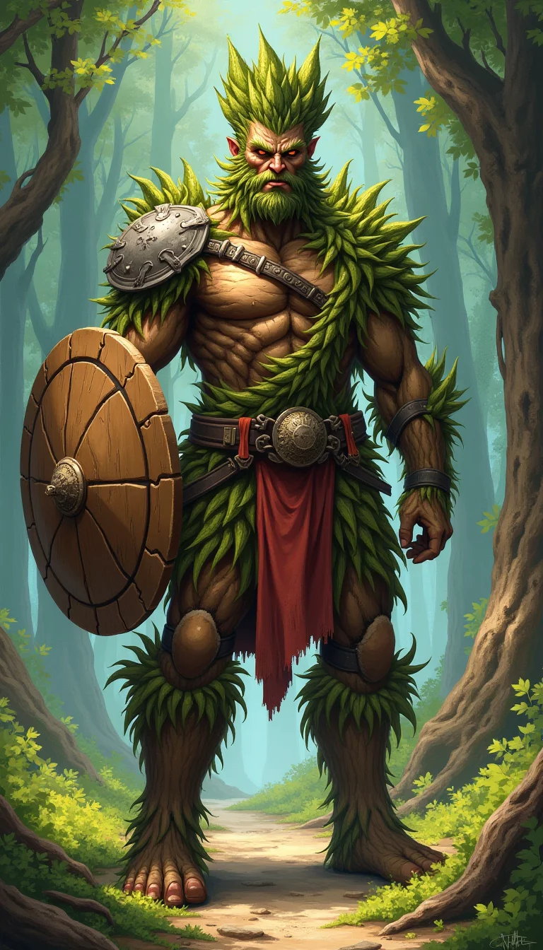 Chat with AI character: Oakin The Treefolk Fighter