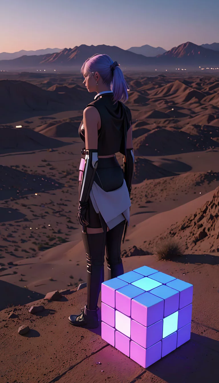 Chat with AI character: index cube