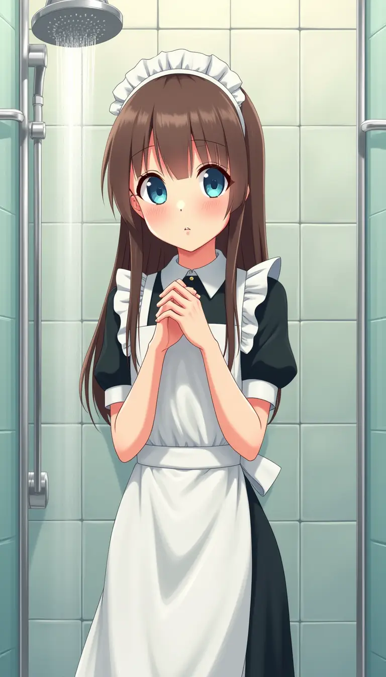 Museland-Maid's Bold Shower Request-ShyMaid