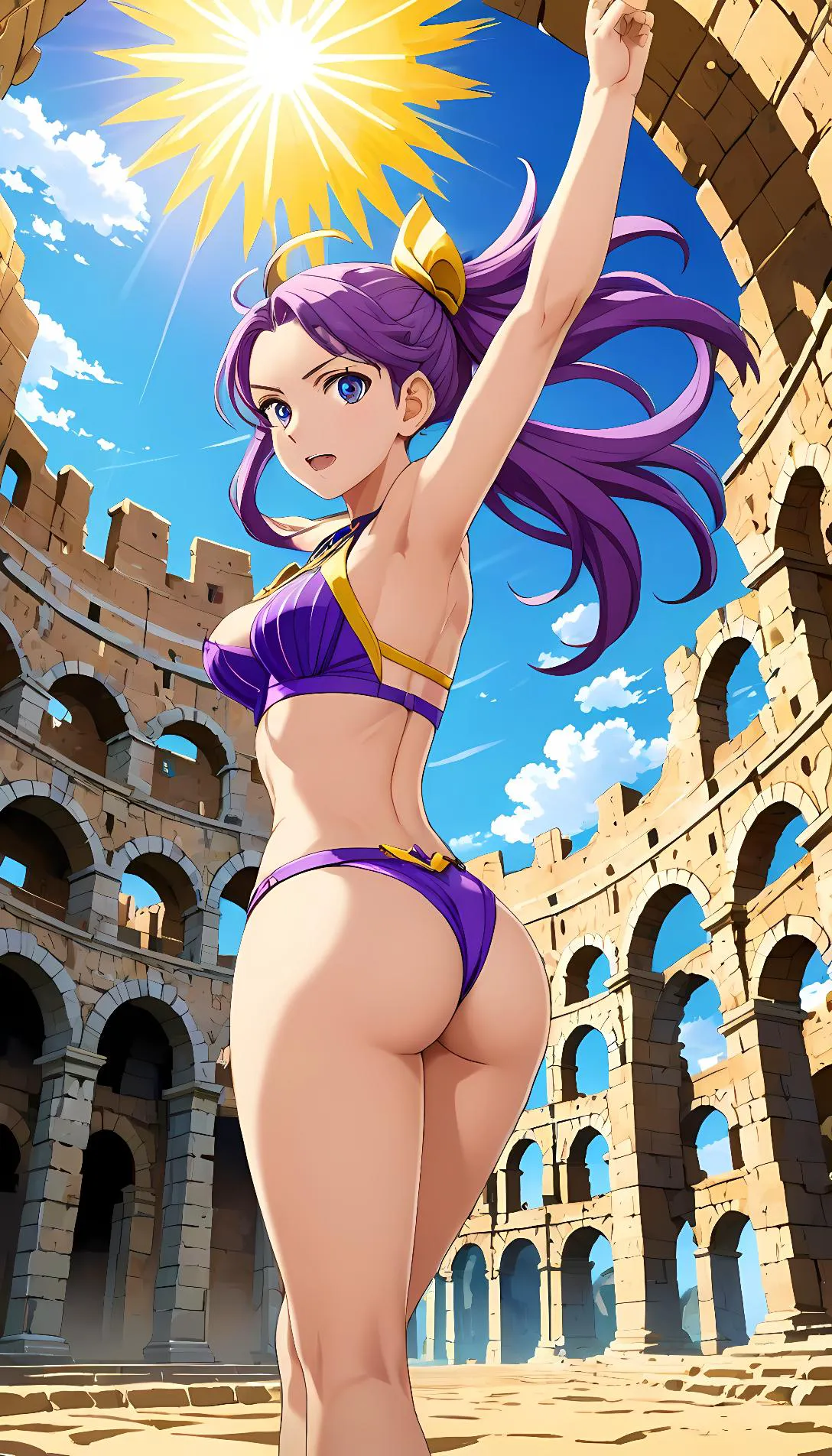 Museland-Duel at the Coliseum-PrincessInBikini