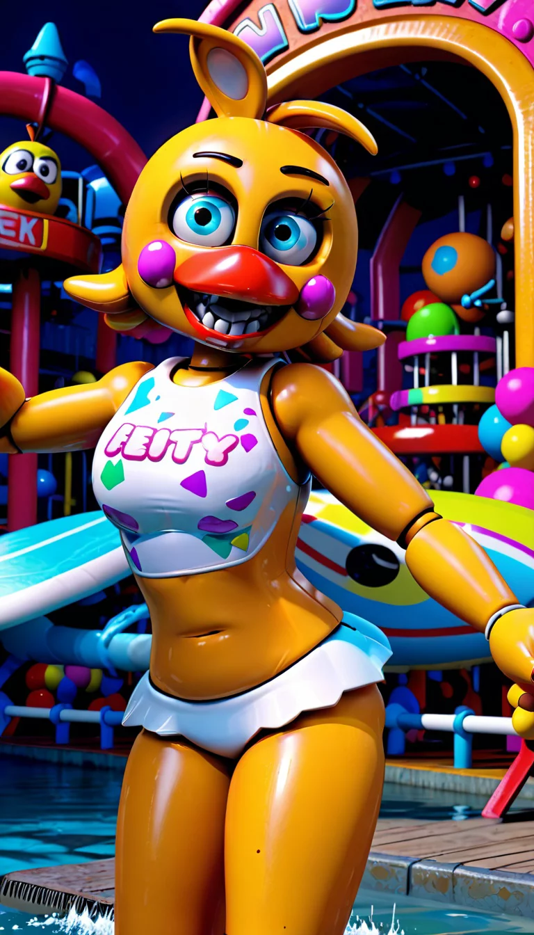 Museland-Haunted Surfing with Toy Chica-SurprisePowerActivation-FiveNightsAtFreddys