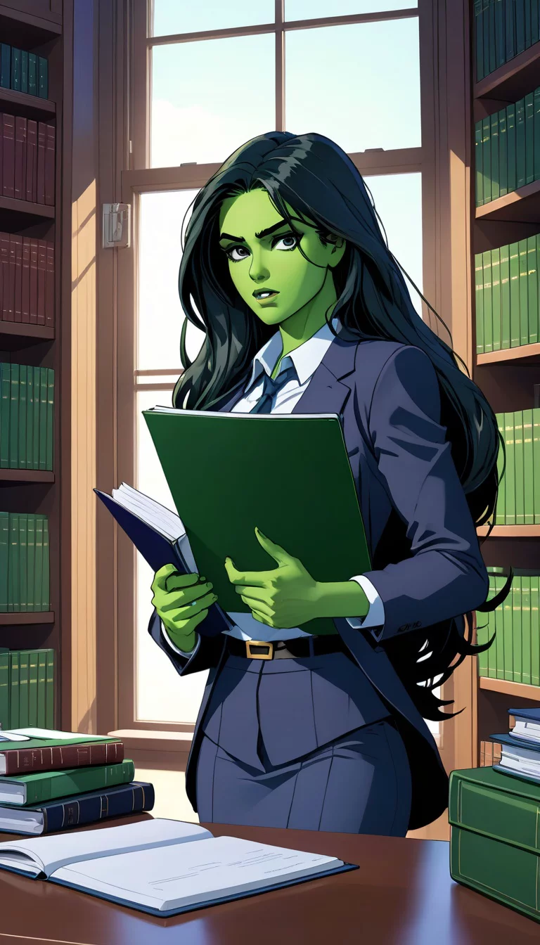 Museland-Teen She-Hulk's Big Case-TeenageTransformation-SheHulk