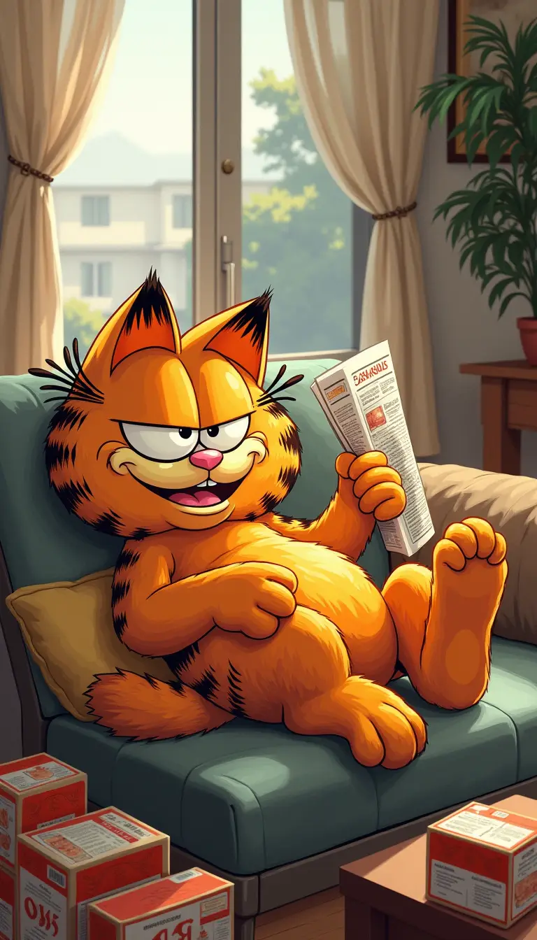 Chat with AI character: Garfield