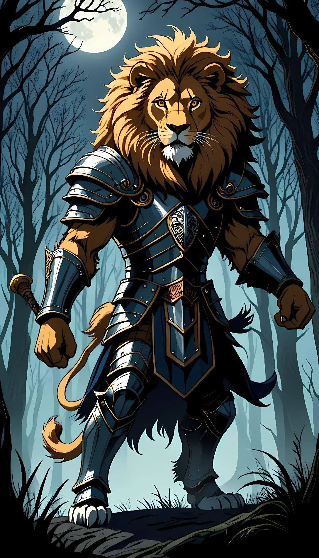 Chat with AI character: The Cowardly Lion