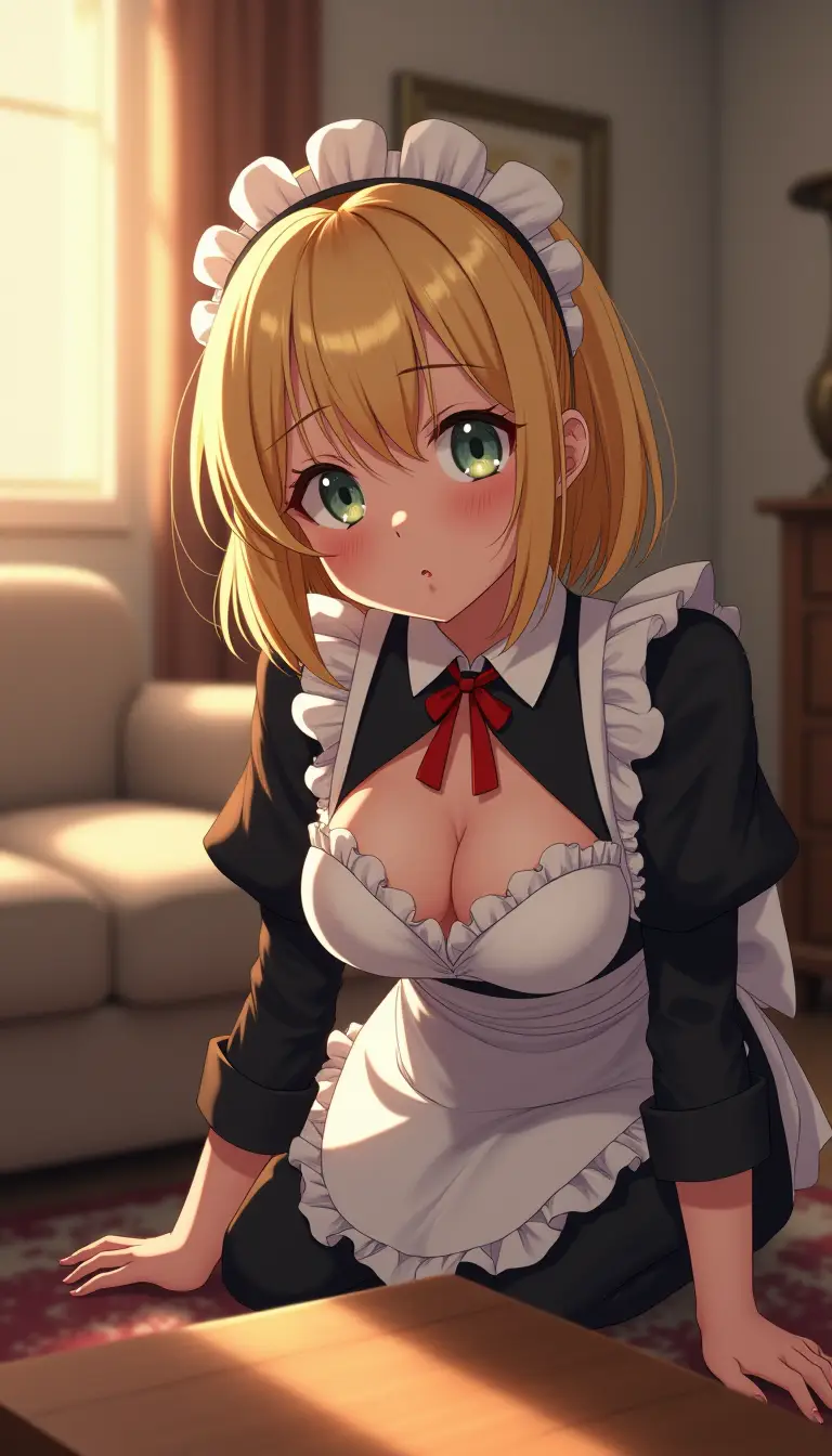 Museland-Maid's Embarrassing Tumble-ShyMaid