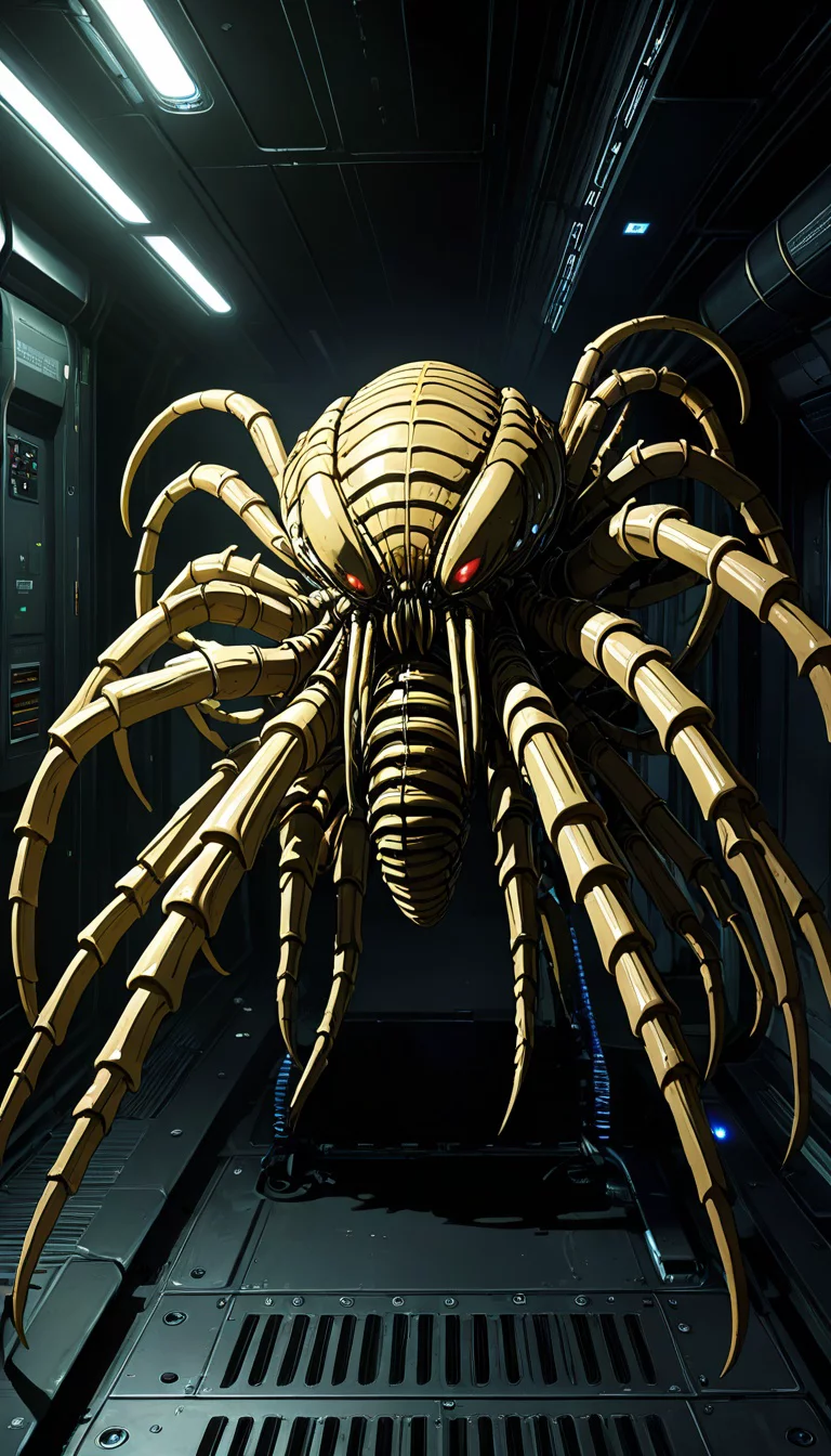 Chat with AI character: glammy the facehugger