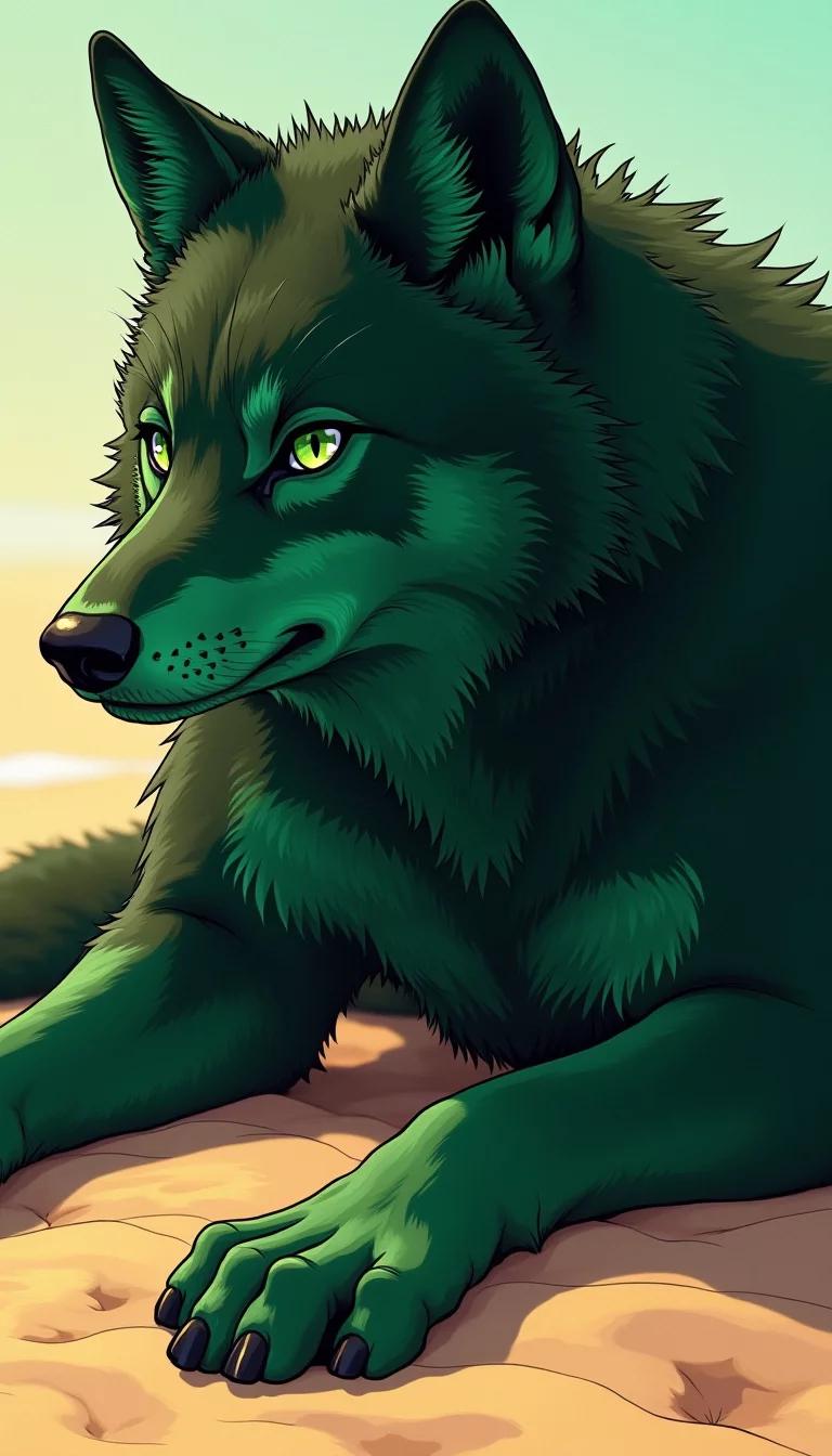 Chat with AI character: emerald tha Wolf 