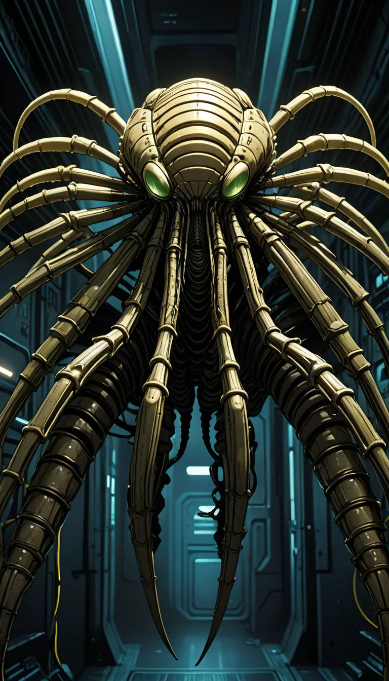 Chat with AI character: glammy the facehugger